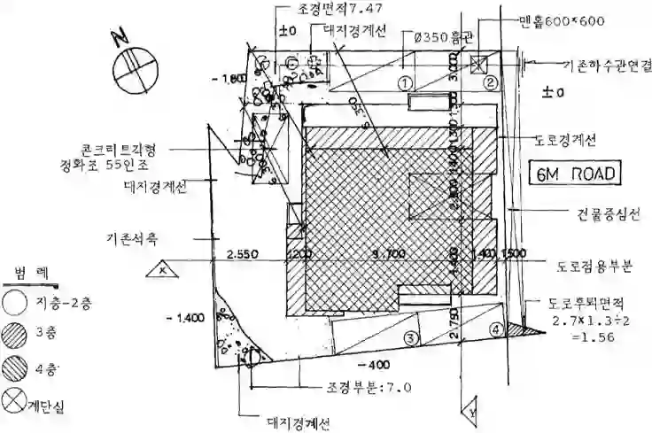 청운빌라 7차 배치도 이미지